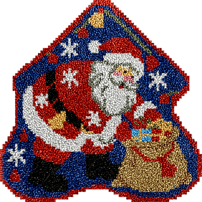 Santa Claus - Latch Hook Rug Kit