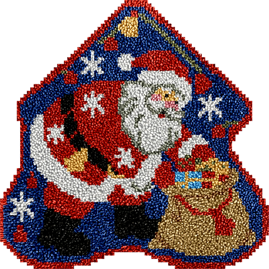 Santa Claus - Latch Hook Rug Kit