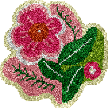 Kit de tapis à crochets « Belle Fleur »