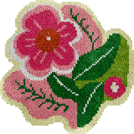 Beautiful Flower - Latch Hook Rug Kit