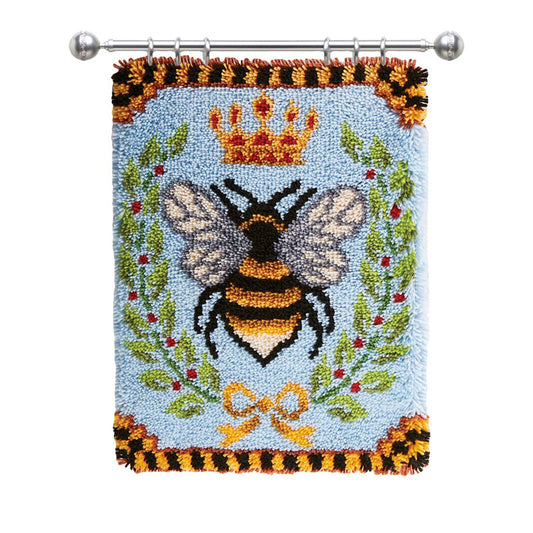Bees Rug Latch Hook Kits for Beginners