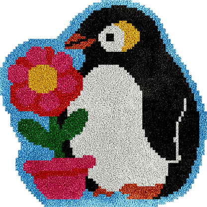 Penguin - Latch Hook Rug Kit