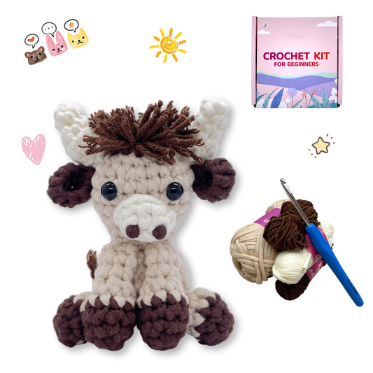 Little Highland Cow Crochet Kit
