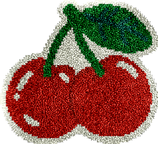 Cherry - Latch Hook Rug Kit