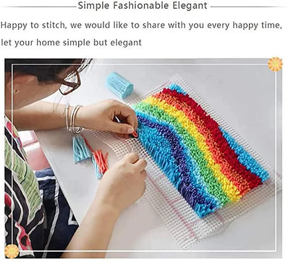 Kit de coussin à crochet « Fraises » pour adultes, débutants et enfants