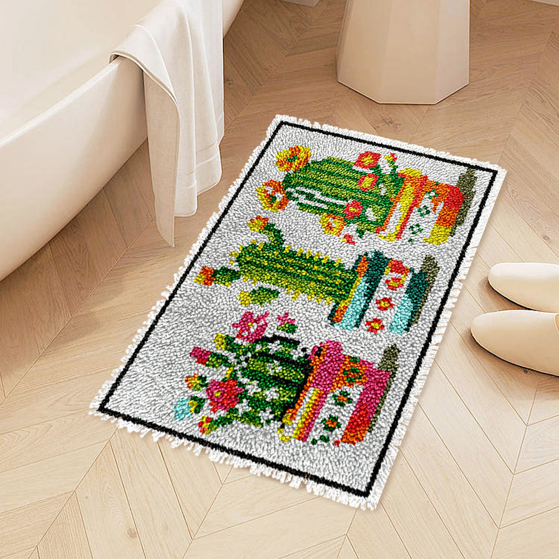 Cactus - Latch Hook Rug Kit
