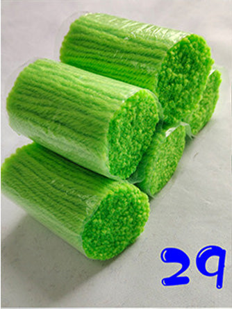 61 Colors 4-ply Pre-cut Latch Hook Yarn for DIY Craft Projects