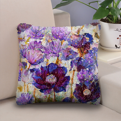 Kit d'oreiller à crochet Purple Lotus