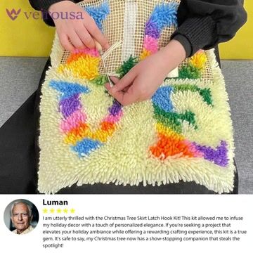 Kit de almohada con cierre de gancho y cierre de gancho con forma de corazón de colores para adultos, principiantes y niños