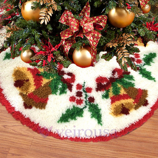 Kit de ganchillo para faldas de árbol de Navidad Big Bells para principiantes