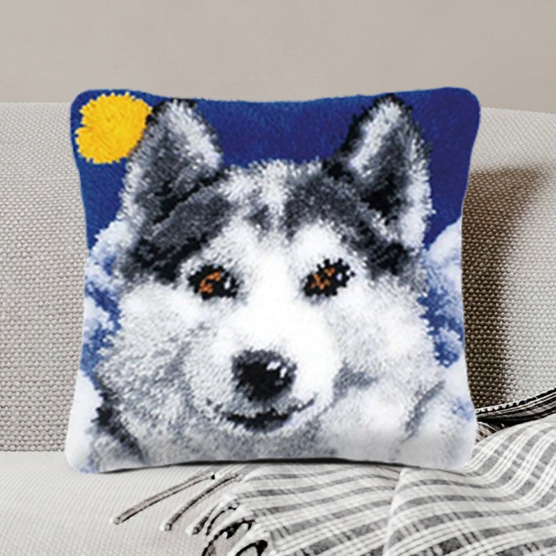 Kit de cierre de gancho para funda de almohada Husky para adultos, principiantes y niños 