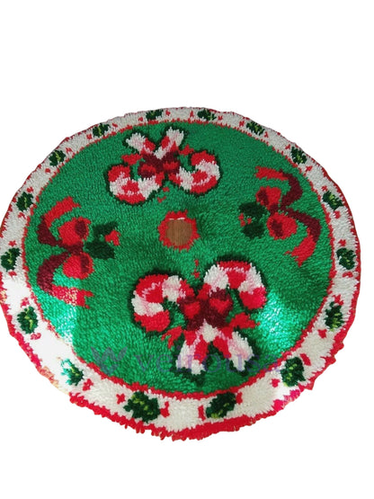 Kit de crochets pour débutants : jupes de sapin de Noël en forme de sucette, sucettes et autres décorations.