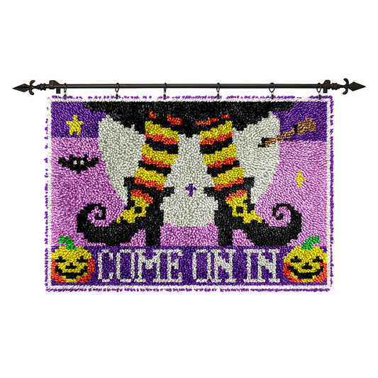 Halloween Boots - Latch Hook Rug Kits