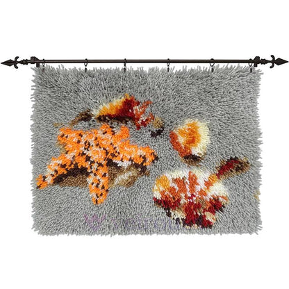 Starfish on Beach - Latch Hook Rug Kit