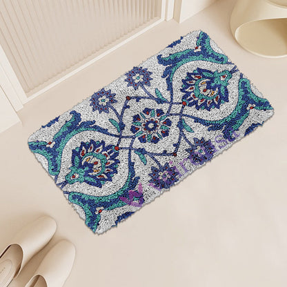 Kit de tapis à crochets style bohème nordique pour adultes, débutants et enfants