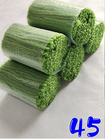 61 Colors 4-ply Pre-cut Latch Hook Yarn for DIY Craft Projects