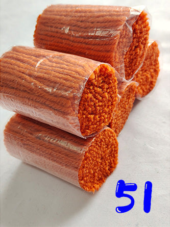 61 Colors 4-ply Pre-cut Latch Hook Yarn for DIY Craft Projects