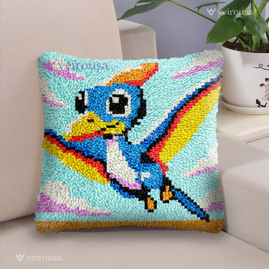 Pterosaur - Latch Hook Pillow Kit