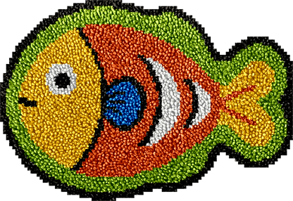 Peces Vivos - Kits de Gancho para Alfombras para Principiantes