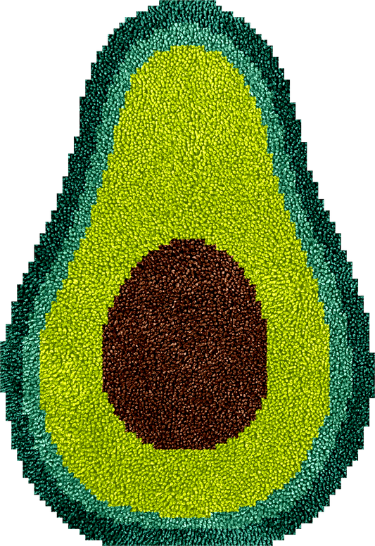 Avocado - Kits de crochets pour tapis pour débutants