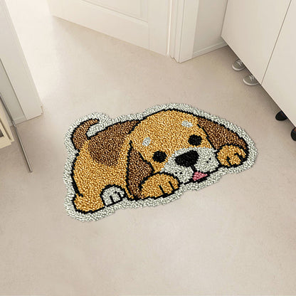 Lying Dog - Rug Latch Hook Kits for Beginners