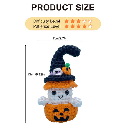 Pumpkin Ghost Crochet Kit