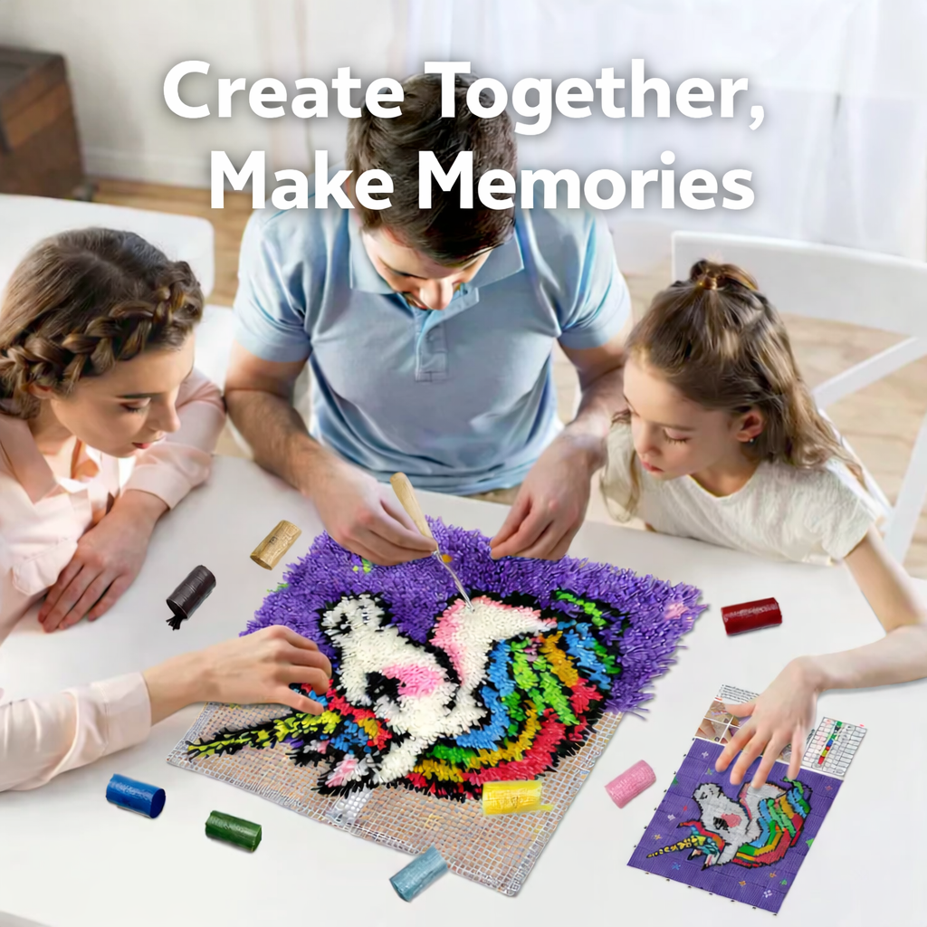 Dragonfly in The Pond Latch Hook Pillow Kit