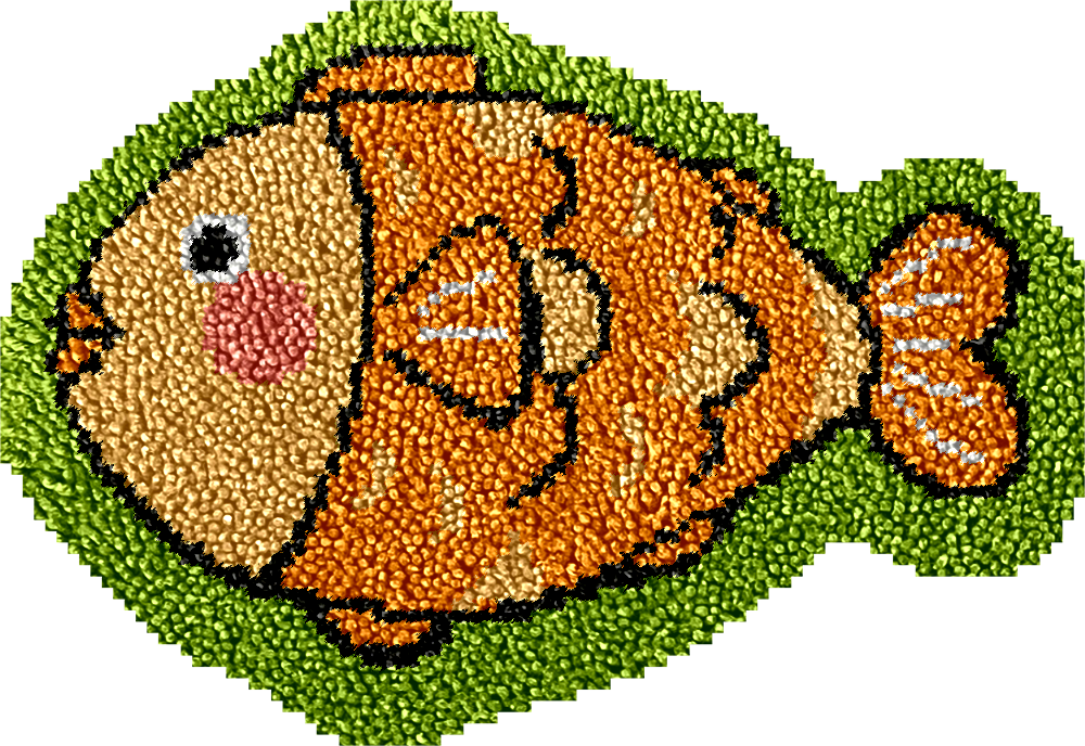 Peces Vivos - Kits de Gancho para Alfombras para Principiantes