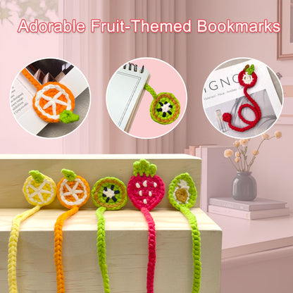 Fruit Bookmarks Crochet Kit