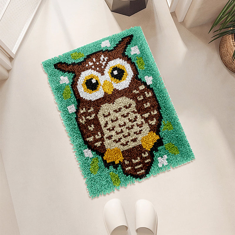 Owl - Rug Latch Hook Kits for Beginners