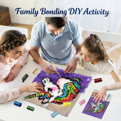 Papá Noel y renos - Kit de almohada con cierre de gancho