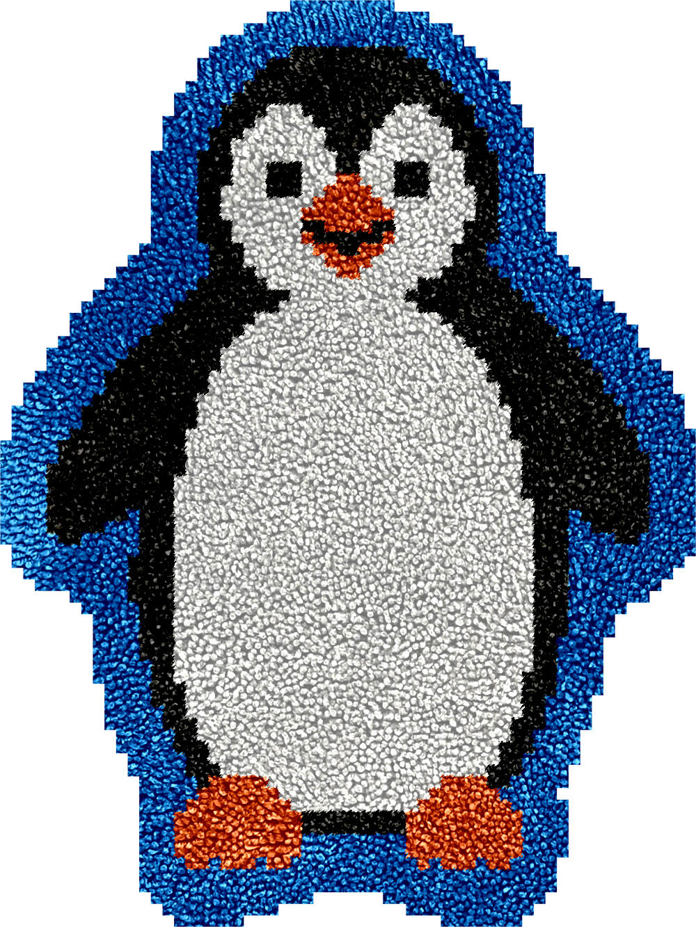 Penguin Latch Hook Rug Kit