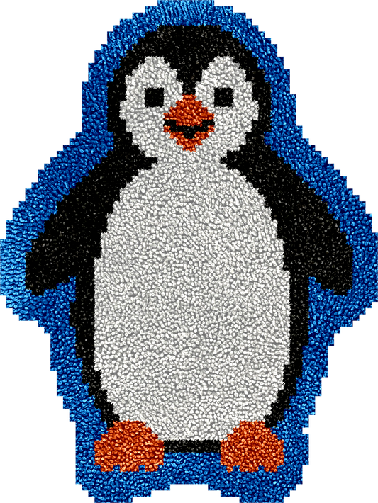 Penguin Latch Hook Rug Kit