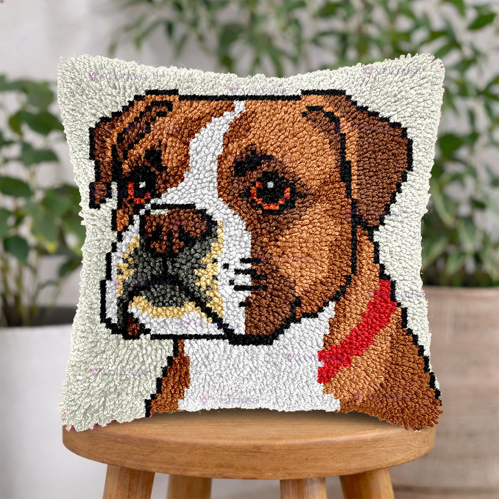 Dog Latch Hook Kits – Cute Puppy DIY Pillows & Rugs | Veirousa