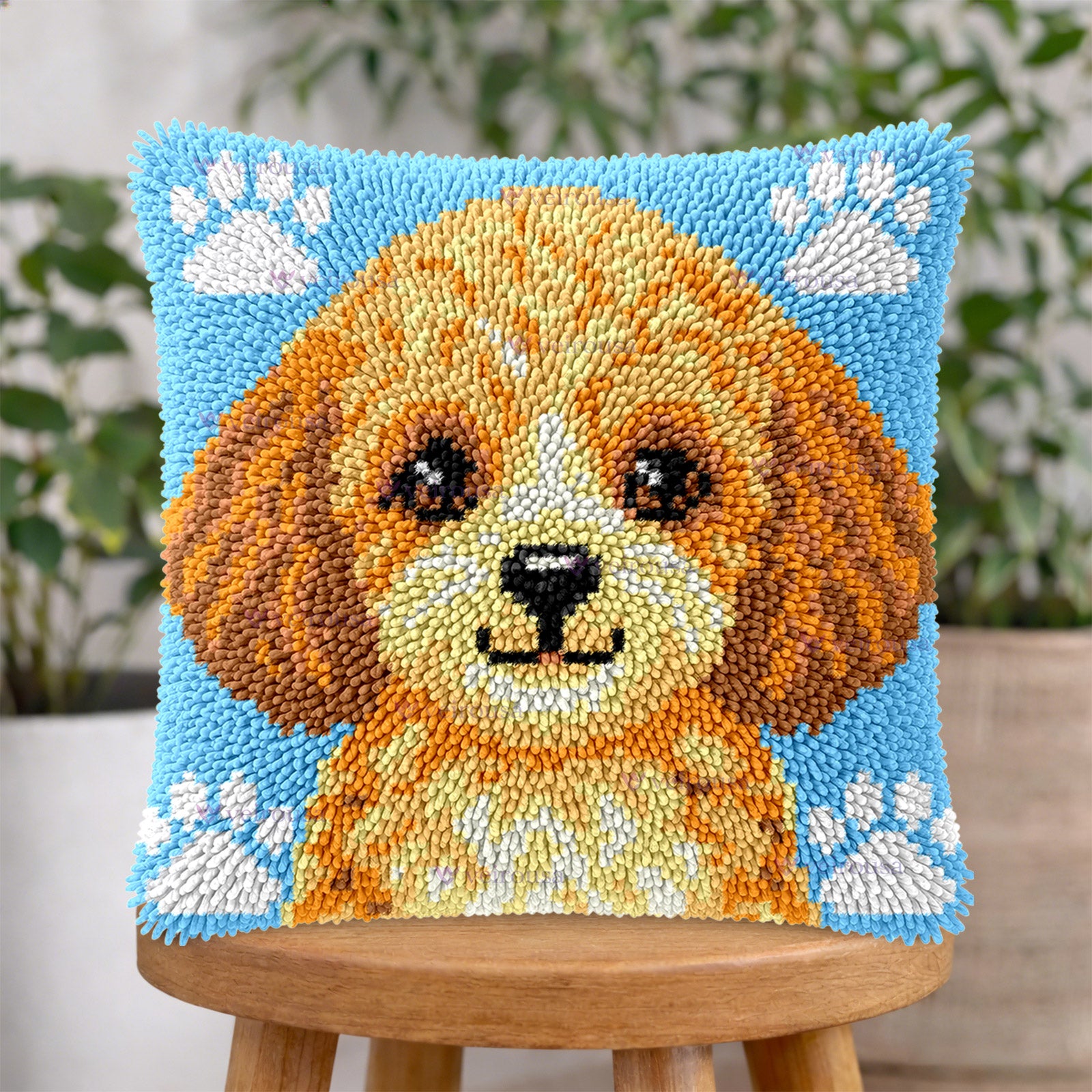 Veirousa Cavoodle Latch Hook Pillow Kit