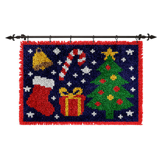 Veirousa Christmas Season Latch Hook Rug Kit