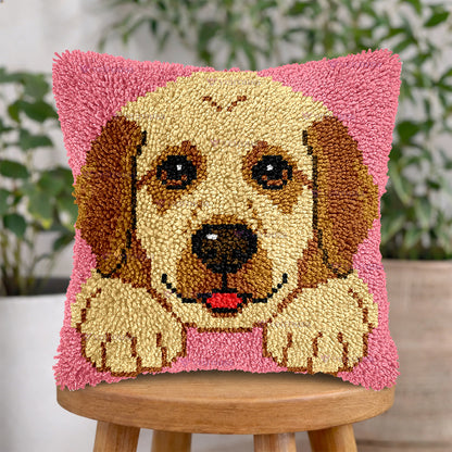 Veirousa Labrador Retriever Latch Hook Pillow Kit