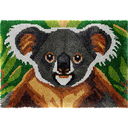 Veirousa Large Size Lovable Koala Latch Hook Rug Kit