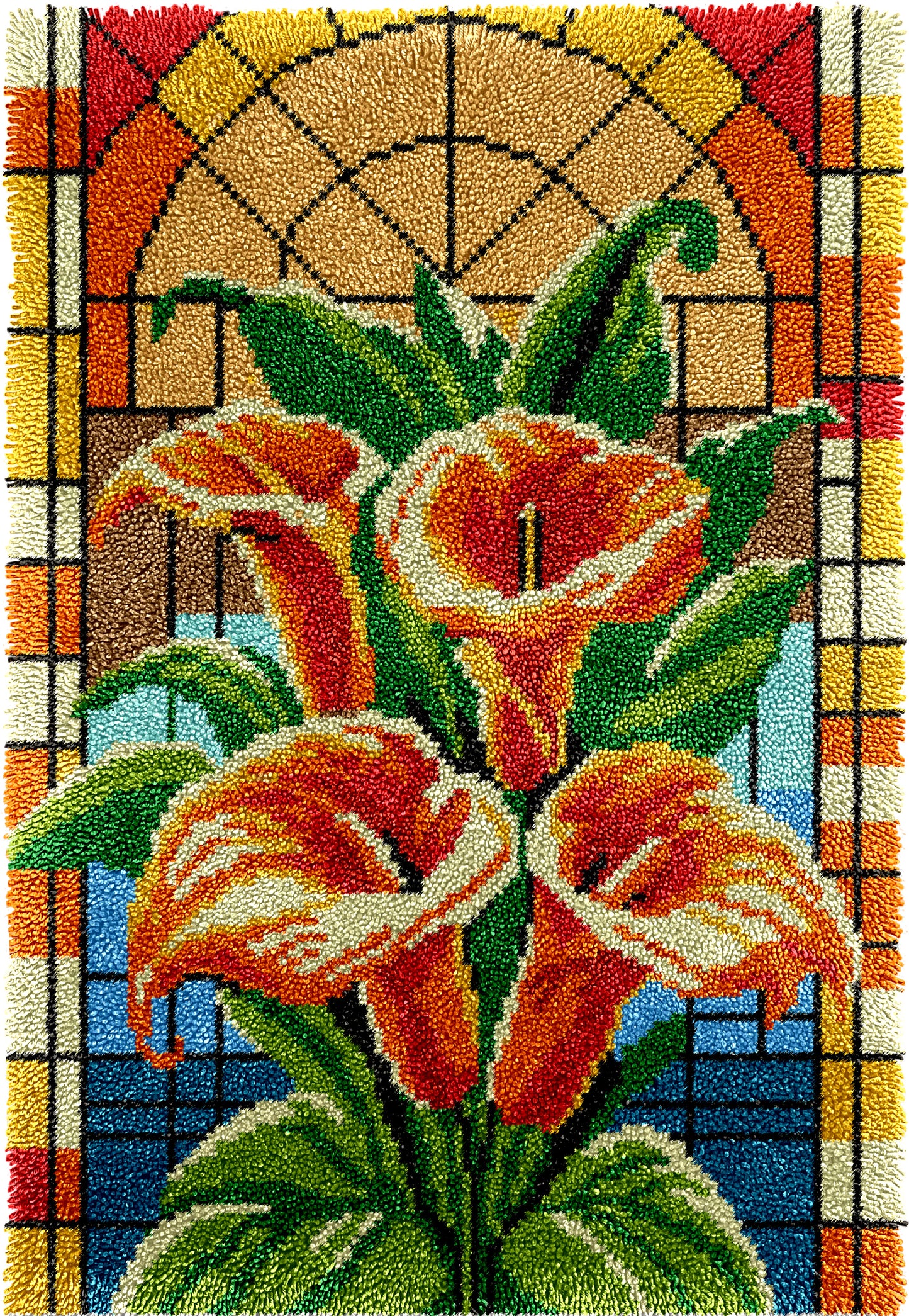 Kits de crochets pour tapis Tulipes pour débutants