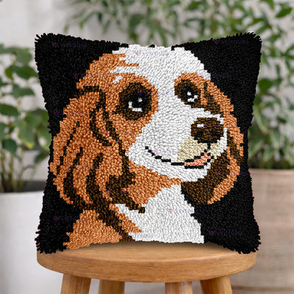 Veirousa Poodle Latch Hook Pillow Kit
