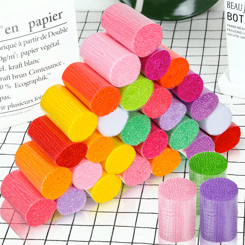 Veirousa Pre-cut Yarn for Latch Hook DIY Craft Projects