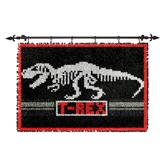 Veirousa T-REX Dinosaur Latch Hook Rug Kit