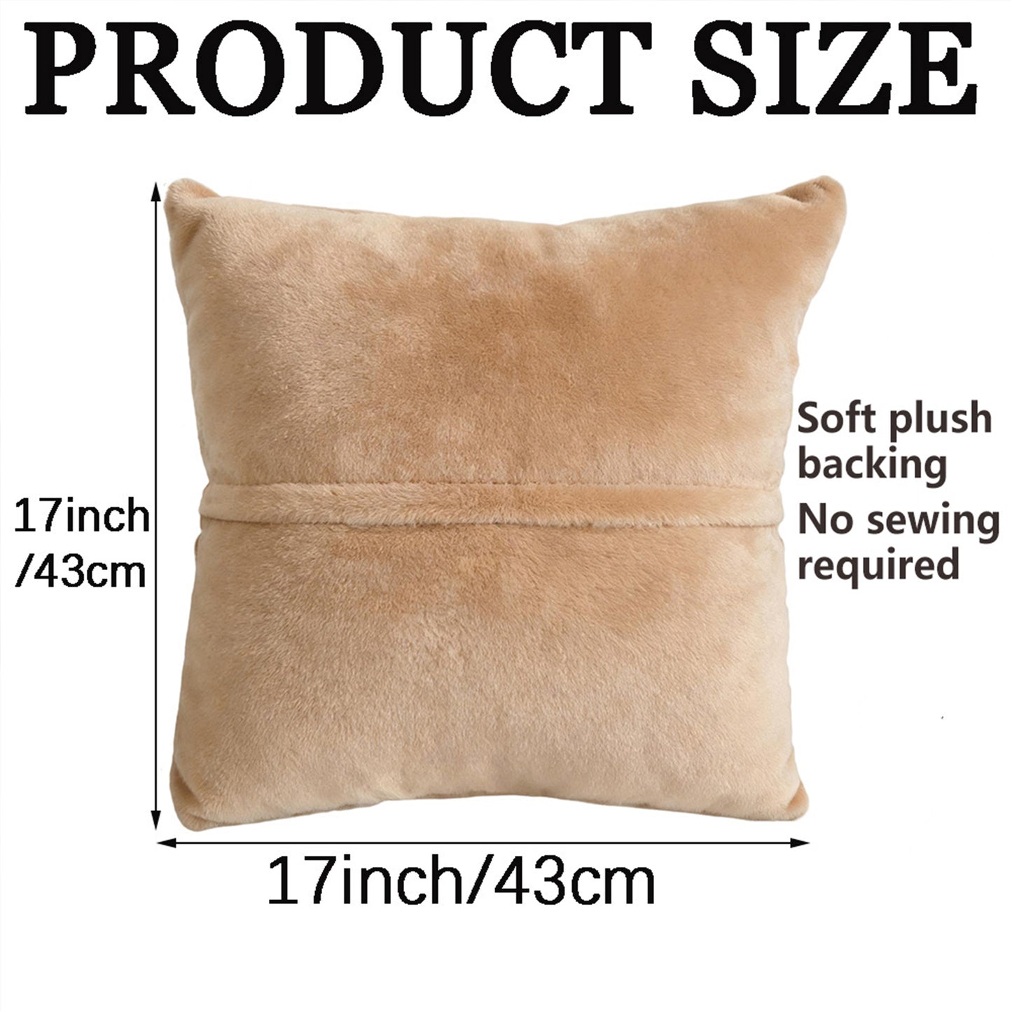 Big Sunflower Latch Hook Pillow Kit for Adult, Beginner and Kid