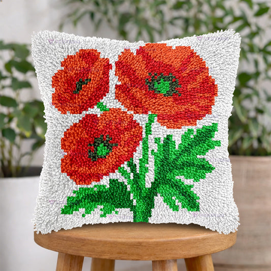 Kit de coussin à crochet Père Noël et rennes